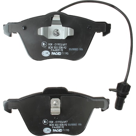 Pagid Brakes Disc Brake Pad, 355008921 355008921